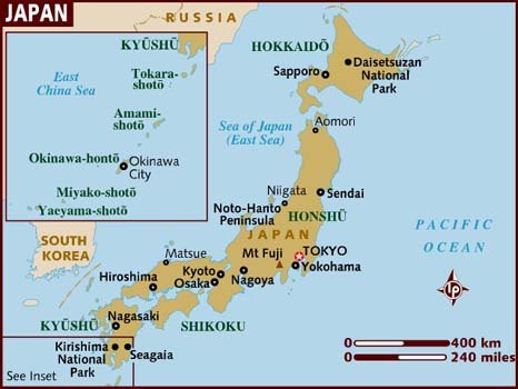 Map of Japan