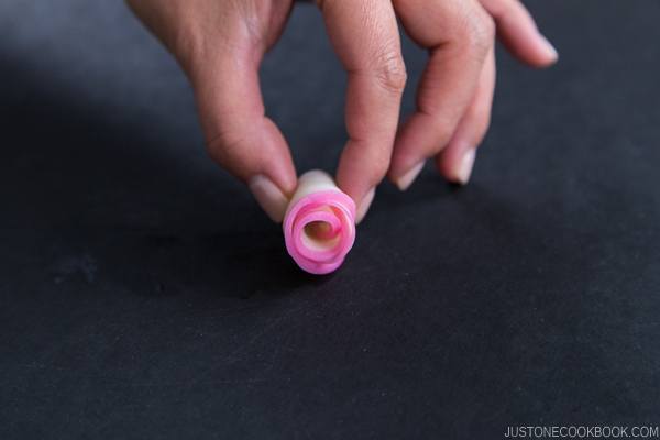 Decorative Kamaboko Cutting - Rose 6