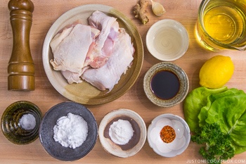 Gluten Free Karaage Ingredients