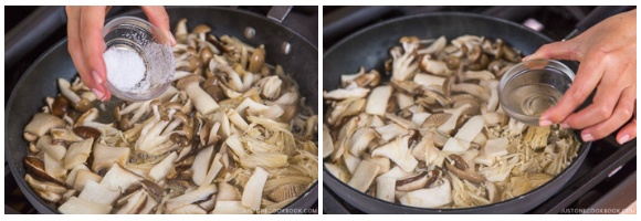 Warm Mushroom Salad with Sesame Dressing 9