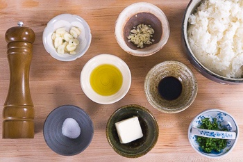 Garlic Fried Rice Ingredients