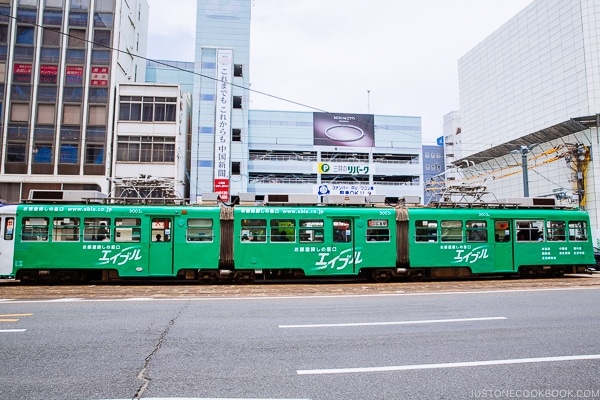 streetcar in Hiroshima Japan | Hiroshima Japan Guide JustOneCookbook.com