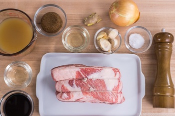 Instant Pot Asian Pulled Pork Ingredients