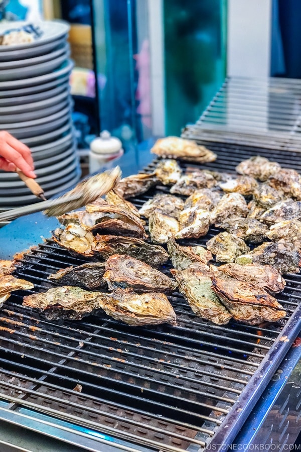 grill oysters at Miyajima-cho | JustOneCookbook.com