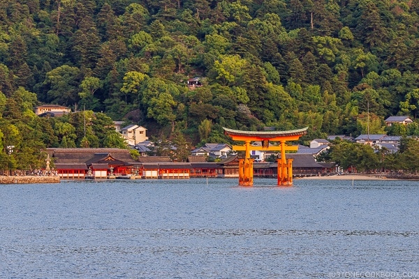 Torii gate at Itsukushima Shrine | JustOneCookbook.com