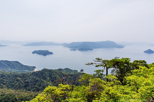 view of Hiroshima Bay from Mt. Misen | JustOneCookbook.com