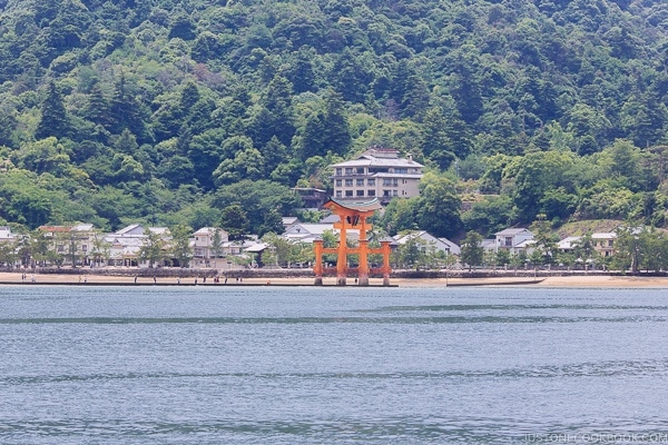 Torii gate at Itsukushima Shrine | JustOneCookbook.com