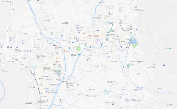 Google map of Yufuin | justonecookbook.com