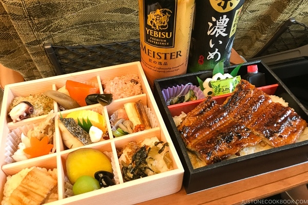 Kyushu shinkansen bento - Beppu travel guide | justonecookbook.com