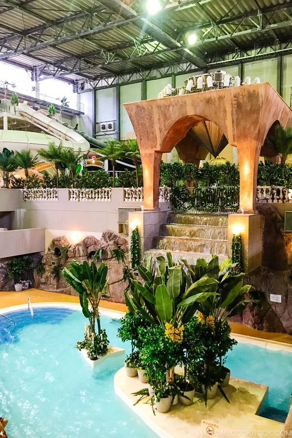 Suginoi Hotel Beppu indoor pool - Beppu travel guide | justonecookbook.com