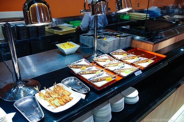 breakfast buffet Suginoi Hotel Beppu - Beppu travel guide | justonecookbook.com