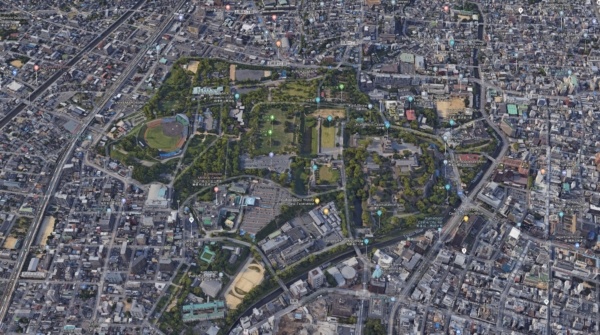 Google Map Kumamoto Castle | justonecookbook.com