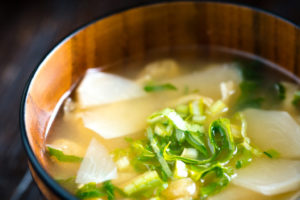easy authentic japanese miso soup with vegetable