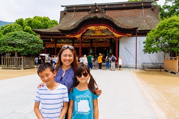 Just One Cookbook family at Dazaifu - Fukuoka Travel Guide | justonecookbook.com