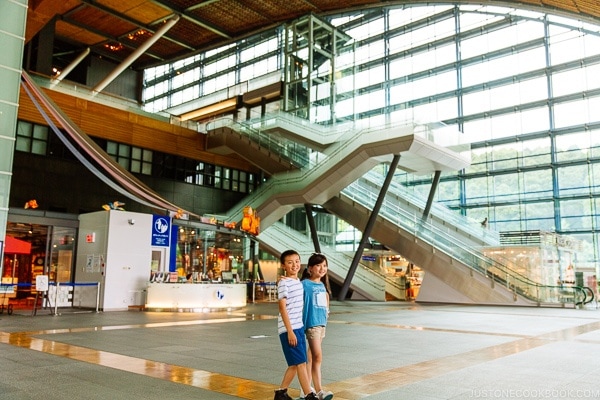 lobby of Kyushu national museum - Fukuoka Travel Guide | justonecookbook.com