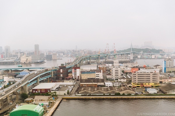 View of Fukuoka city from Fukuoka Port Tower - Fukuoka Travel Guide | justonecookbook.com