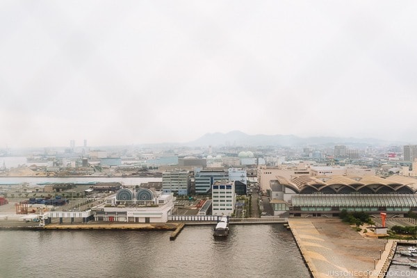 view from Hakata Port Tower - Fukuoka Travel Guide | justonecookbook.com