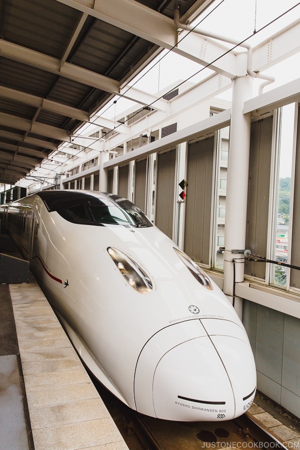 Kyushu Shinkansen 800 Series - Kumamoto Travel Guide | justonecookbook.com