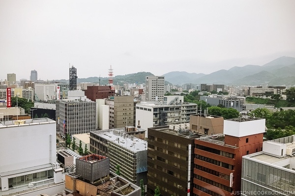 view of Kumamoto City - Kumamoto Travel Guide | justonecookbook.com