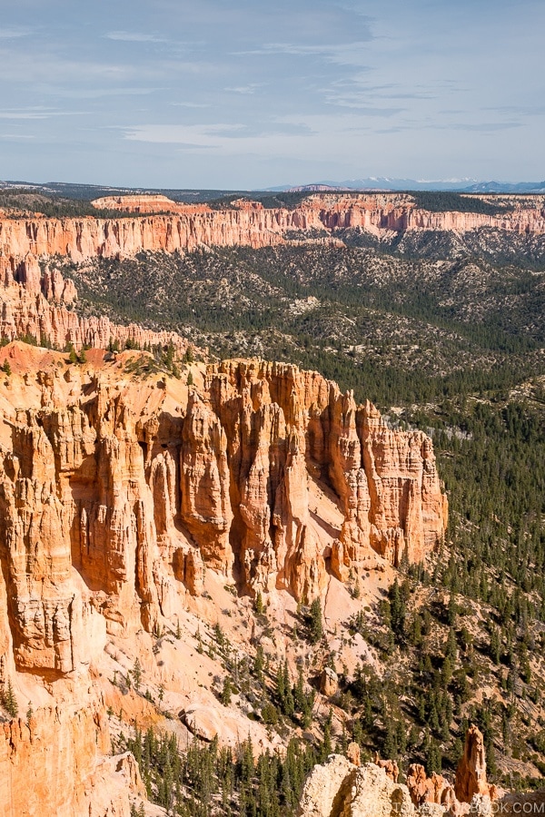 view from Rainbow Point - Bryce Canyon National Park Travel Guide | justonecookbook.com