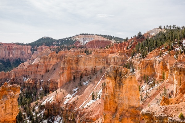 view from Black Birch Canyon - Bryce Canyon National Park Travel Guide | justonecookbook.com