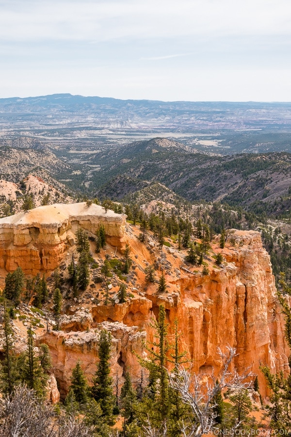 view from Farview Point - Bryce Canyon National Park Travel Guide | justonecookbook.com