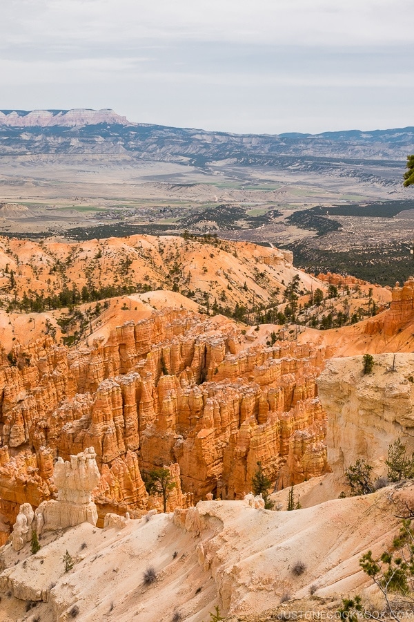 view from Bryce Canyon National Park Bryce Point - Bryce Canyon National Park Travel Guide | justonecookbook.com