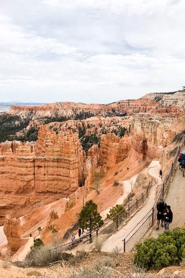 Sunset Point and start of Navajo Loop - Bryce Canyon National Park Travel Guide | justonecookbook.com