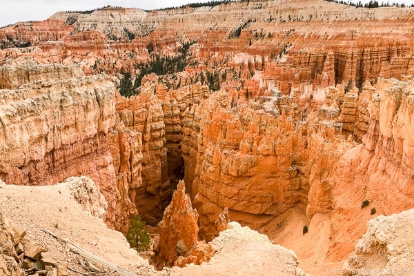 canyon view from Sunset Point - Bryce Canyon National Park Travel Guide | justonecookbook.com