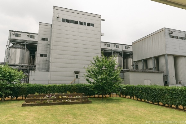 storage tanks at Kikkoman Factory in Noda Japan | justonecookbook.com