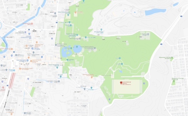 Kyushu National Museum Google Map