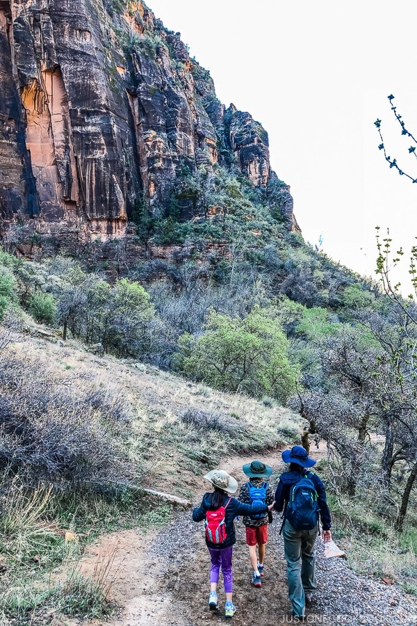 hiking on Hidden Canyon Trail - Zion National Park Travel Guide | justonecookbook.com