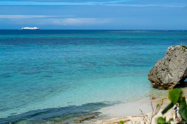 Emerald Beach at Ocean Expo Park Okinawa | justonecookbook.com