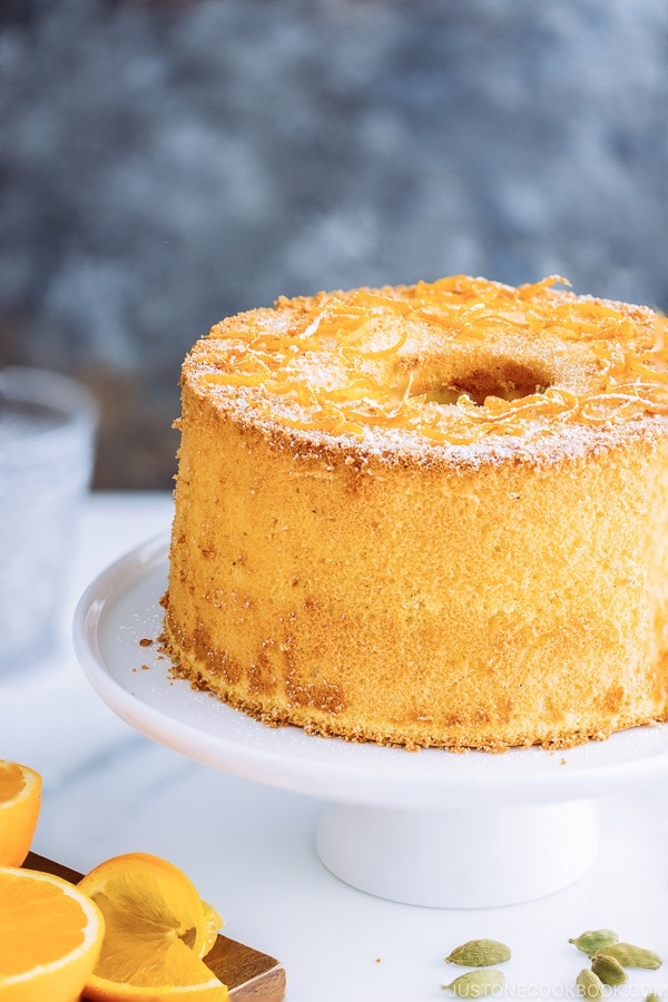 Orange Chiffon Cake オレンジのシフォンケーキ • Just One Cookbook Orange Chiffon Cake オレンジのシフォンケーキ • Just One Cookbook