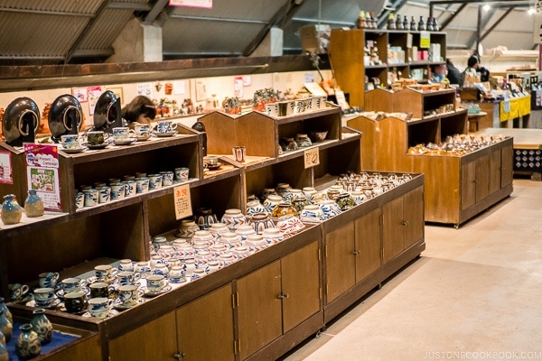 souvenir shop at Ryukyu Mura Okinawa | justonecookbook.com