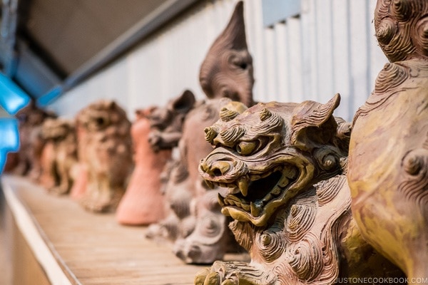 shisa souvenir at Ryukyu Mura Okinawa | justonecookbook.com