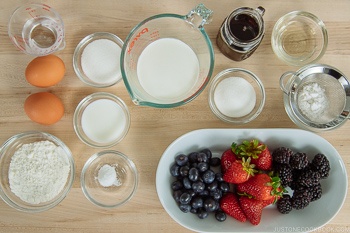 Souffle Pancake Ingredients