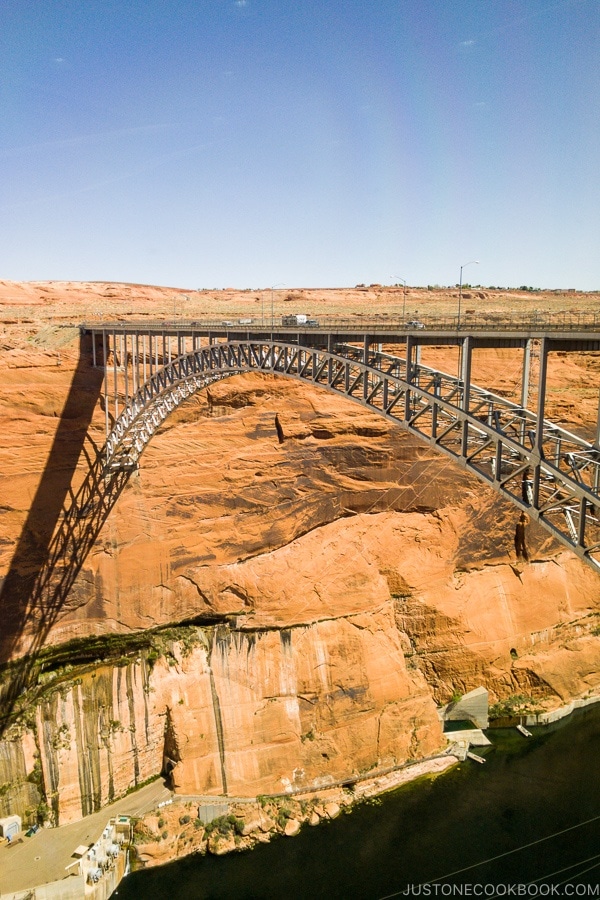 Glen Canyon Dam Bridge - Carl Hayden Visitor Center | justonecookbook.com