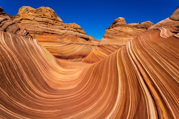 The Wave Coyote Buttes in the Vermilion Cliffs Arizona