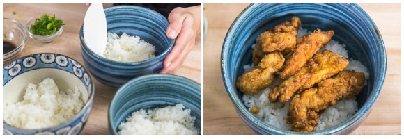 Chinese-style Chicken Karaage Donburi 11