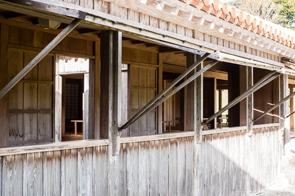 wooden building with open window at Shikinaen - Okinawa Travel Guide | justonecookbook.com