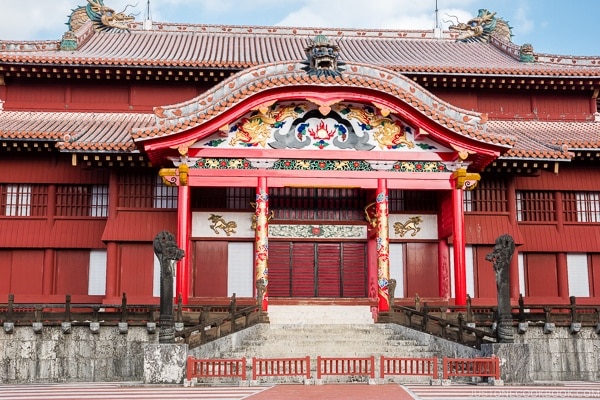 restored Shuri Castle Seiden - Okinawa Travel Guide | justonecookbook.com