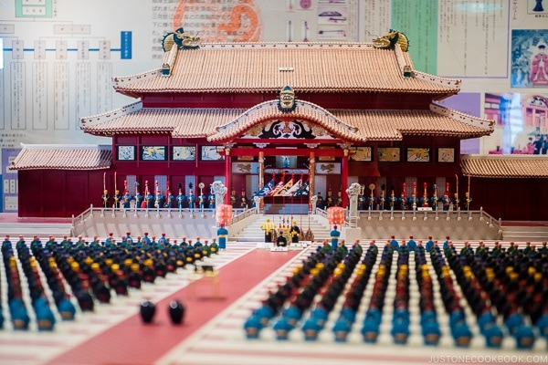 Model of Shuri Castle - Okinawa Travel Guide | justonecookbook.com