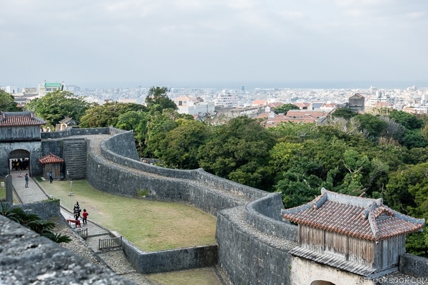 outer wall at Shuri Castle - Okinawa Travel Guide | justonecookbook.com