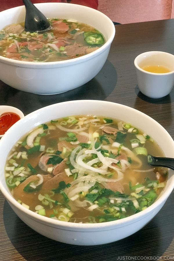 Pho at Champa Garden Restaurant - Redding California Travel Guide | justonecookbook.com