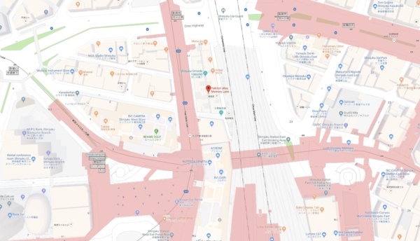 Google Maps Yakitori Alley Shinjuku