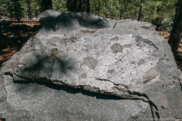 quenched blobs lava rock - Lassen Volcanic National Park Travel Guide | justonecookbook.com