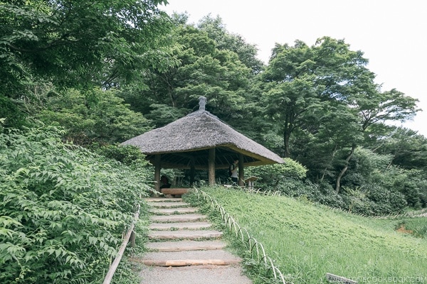 gazebo azumaya in Meiji Jingu Gyoen - Meiji Jingu Guide | justonecookbook.com