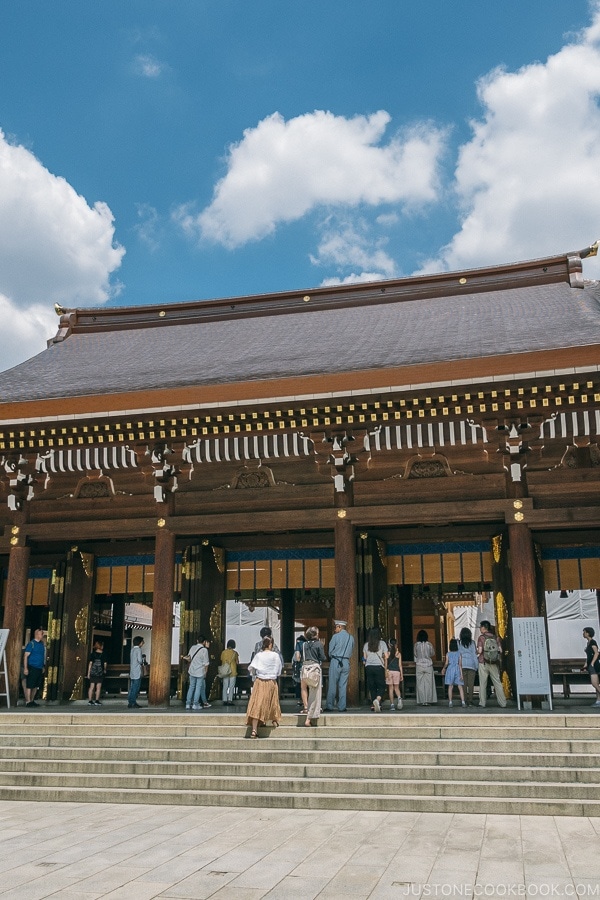 Main shrine building at Meiji Jingu