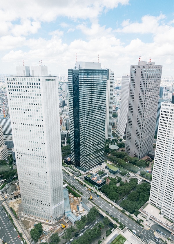 Shinjuku Skyscrapers - Shinjuku Travel Guide | justonecookbook.com